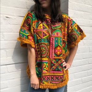 1970’s Vintage Shawl 🌻💐ONE OF A KIND🎨